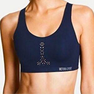 Victoria Sport Victoria’s Secret Navy Blue Angel Max Sports Bra Size 32D Workout